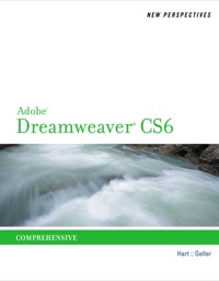 Cover image: New Perspectives on Adobe Dreamweaver CS6, Comprehensive 1st edition 9781133525820