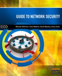 Cover image: Guide to Network Security 1st edition 9781285501598
