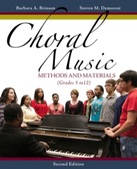 Cover image: Choral Music: Methods and Materials 2nd edition 9781285538051