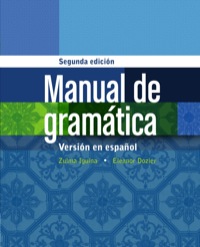 Cover image: Manual de gramática: En espanol 2nd edition 9781133935599