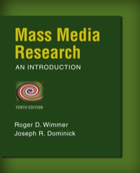 Cover image: Mass Media Research 10th edition 9781285519784