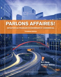 Cover image: Parlons affaires!: Initiation au français economique et commercial 3rd edition 9781285598543