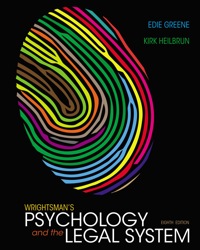 Cover image: Wrightsman's Psychology and the Legal System 8th edition 9781133956563