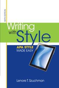 Cover image: Writing with Style: APA Style Made Easy 6th edition 9781285077062