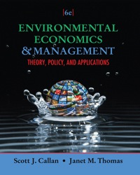 Cover image: Environmental Economics and Management: Theory, Policy, and Applications 6th edition 9781111826673