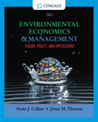 Cover image: Environmental Economics and Management: Theory, Policy, and Applications 6th edition 9781111826673