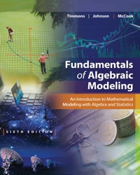 Cover image: Fundamentals of Algebraic Modeling 6th edition 9781285539782