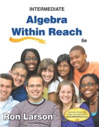 Cover image: Intermediate Algebra: Algebra Within Reach 6th edition 9781285087412