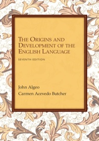 Cover image: The Origins and Development of the English Language 7th edition 9781285641843