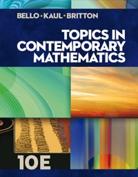 Cover image: Topics in Contemporary Mathematics 10th edition 9781285624945