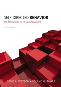 Cover image: Self-Directed Behavior: Self-Modification for Personal Adjustment 10th edition 9781285077093