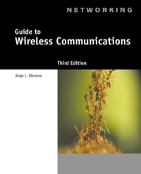 Cover image: Guide to Wireless Communications 3rd edition 9781111307318