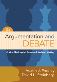 Cover image: Argumentation and Debate 13th edition 9781133311607