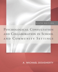 Cover image: Psychological Consultation and Collaboration in School and Community Settings 6th edition 9781285098562