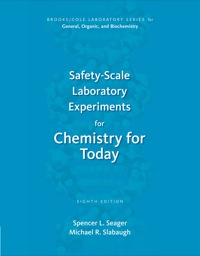Cover image: Safety-Scale Laboratory Experiments for Chemistry for Today 8th edition 9781133604259