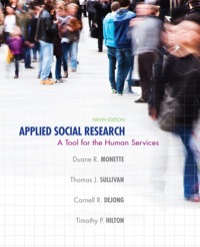 Cover image: Applied Social Research: A Tool for the Human Services 9th edition 9781285703787