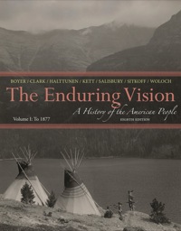 Cover image: The Enduring Vision: A History of the American People, Volume I: To 1877 8th edition 9781285647869