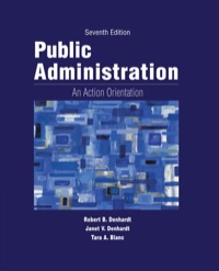 Cover image: Public Administration: An Action Orientation 7th edition 9781133939214
