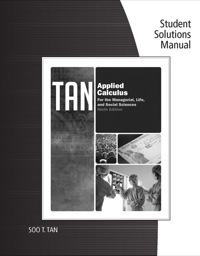 Cover image: Student Solutions Manual for Tan's Applied Calculus for the Managerial, Life, and Social Sciences, 9th 9th edition 9781133960928