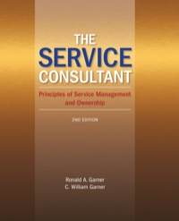 Cover image: The Service Consultant: Principles of Service Management and Ownership 2nd edition 9781133612353