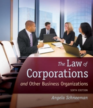 Cover image: MindTap Paralegal for Schneeman's The Law of Corporations and Other Business Organizations, 6th Edition, [Instant Access], 1 term (6 months) 6th edition 9781285861234
