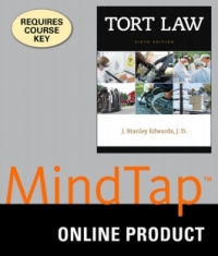 Cover image: MindTap Paralegal for Edwards' Tort Law, 6th Edition, [Instant Access], 1 term (6 months) 6th edition 9781305254534