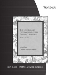 Cover image: The Origins and Development of the English Language 7th edition 9781133957546