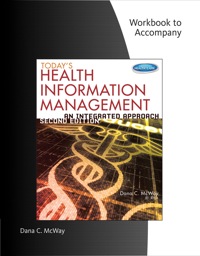 Cover image: Student Workbook for McWay's Today's Health Information Management: An Integrated Approach 2nd edition 9781133592495