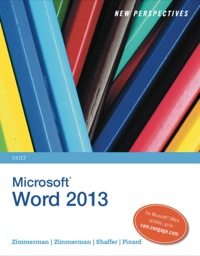 Cover image: New Perspectives on Microsoft Word 2013, Brief 1st edition 9781285955308
