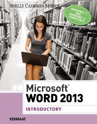 Cover image: Microsoft® Word 2013: Introductory 1st edition 9781285167749