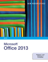 Cover image: New Perspectives on Microsoft Office 2013 1st edition 9781305163508