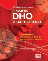 Cover image: Workbook for Simmers' DHO: Health Science 8th edition 9781133703204