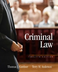 Cover image: Criminal Law 12th edition 9781305162075