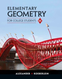Cover image: Elementary Geometry for College Students 6th edition 9781305197619