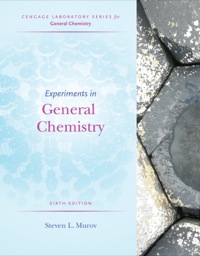 Imagen de portada: Experiments in General Chemistry 6th edition 9781285971964