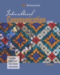 Cover image: Intercultural Communication: A Reader 14th edition 9781285077390
