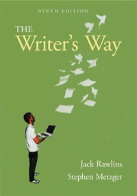 Cover image: The Writer's Way 9th edition 9781305189324