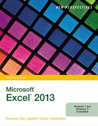 Cover image: New Perspectives on Microsoft Excel 2013, Introductory 1st edition 9781285971322