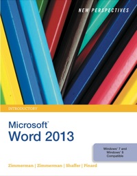 Cover image: New Perspectives on Microsoft Word 2013, Introductory 1st edition 9781285970684