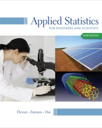Cover image: Applied Statistics for Engineers and Scientists 3rd edition 9781285964386