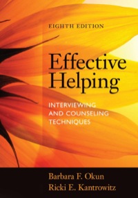 Cover image: Effective Helping: Interviewing and Counseling Techniques 8th edition 9781285161594