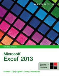 Cover image: New Perspectives on Microsoft Excel 2013, Comprehensive 1st edition 9781305179035