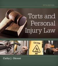 Cover image: Torts and Personal Injury Law 5th edition 9781133691853