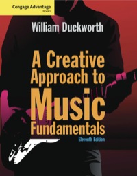Cover image: Cengage Advantage: A Creative Approach to Music Fundamentals 11th edition 9781285446202