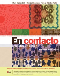 Cover image: En contacto, Enhanced Student Text: Gramática en accion 9th edition 9781285461540