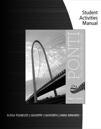 Cover image: Student Activities Manual for Tognozzi/Cavatorta's Ponti 3rd edition 9781111836931