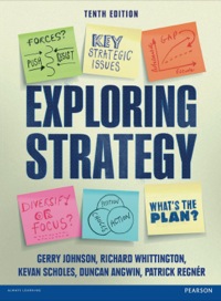 Cover image: Exploring Strategy Text Only 10th edition 9781292002552