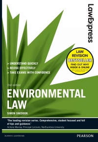 Titelbild: Law Express: Environmental Law 2nd edition 9781292012919