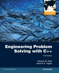 Cover image: Engineering Problem Solving with C++ 3rd edition 9780273764052