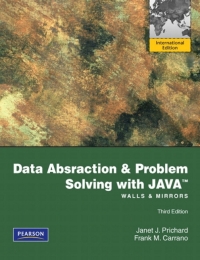 Imagen de portada: Data Abstraction and Problem Solving with Java International Edition 3rd edition 9780273751205